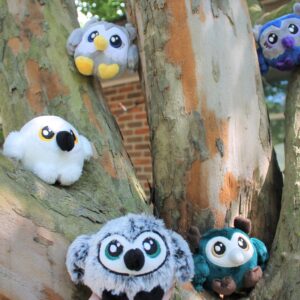 Gemstone Owl Plushies- Tiny Treasures of the Forest