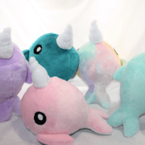 Chibi Narwhal Plushies- Unicorns of the Sea!