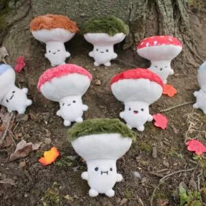 Plush Mushrooms- Little Fungi with Big Hearts