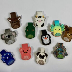 Dumpling Pet Foldover Bookmarks