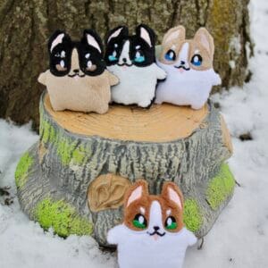 Corgi Nugget Plushie- Big Loaf Energy